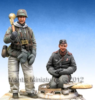 1/35 модельный комплект resin kit солдаты вермахта