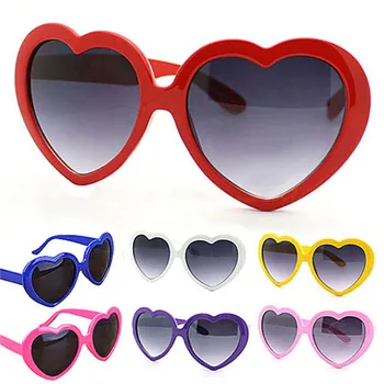 1 шт. Солнцезащитные очки в форме сердца, Женские очки без оправы, Женские Очки в форме сердца, женские Очки в форме Сердца, Солнцезащитные очки