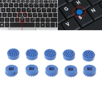 10 Упаковок Сменных Колпачков Trackpoint для мыши, наконечник для мыши, ниппель для клавиатуры ноутбука HP, черный, синий