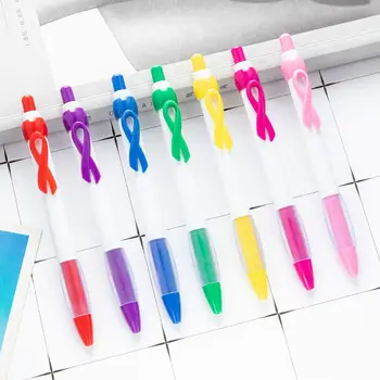 10 шт. Студенческий подарок Многоцветный Пресс-Тип Пишущие инструменты Цветные Чернила Гелевая ручка Нейтральная ручка Маркировочная ручка Шариковая ручка