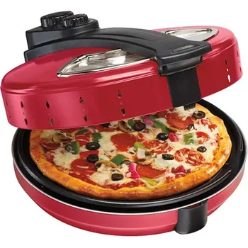 12-дюймовая закрытая печь для пиццы с автоматическим отключением и смотровым окошком