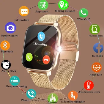 2022 Новые Смарт-часы Для Мужчин, часы для измерения артериального давления, пульса, Водонепроницаемый Фитнес-трекер, Умные часы Для LG G7 HTC One Max