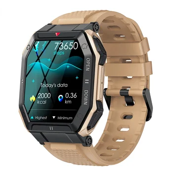 2023 K55 Спортивные Часы 350 мАч Смарт-часы Мужские Bluetooth Вызов Фитнес-Смарт-часы Для Телефона Android IOS 1,85 Дюйма 240*280, Новинка, Лидер Продаж