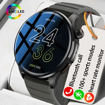 2023 Мужские Смарт-часы с Bluetooth-Вызовом, 1,43 Дюймовый HD-экран, 100 + Спортивных Режимов, Фитнес-Трекер, Женские Водонепроницаемые смарт-часы
