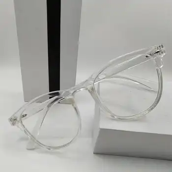 2023 Прозрачные Компьютерные очки В оправе Для женщин И Мужчин, Овальные очки С Защитой От синего Света, Блокирующие Очки, Оптические очки для очков