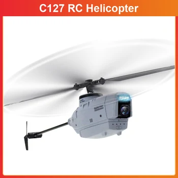 C127 Радиоуправляемый Вертолет 720P Камера Дрон Wifi 6-Осевая Оптическая Локализация потока Широкоугольный Одиночный Весло Без Элеронов Воздушный Плот