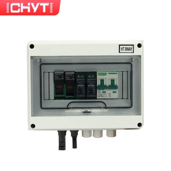 CHYT 1-в-1-из 600 В Наружная водонепроницаемая 1 строка IP65 PV Защита от перенапряжения на солнечной энергии, от молнии, объединительная коробка постоянного тока