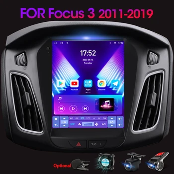 JMCQ 2Din Android Автомобильный стерео Радио Мультимедийный видеоплеер для Ford Focus 3 Mk 3 2011-2019 GPS-навигация Carplay 2 din