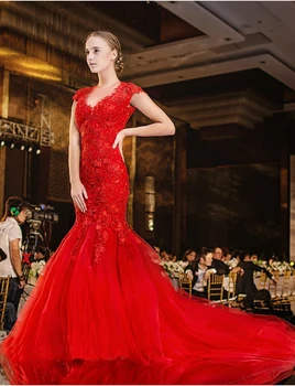 jurk, новый Дизайн, сексуальное прозрачное свадебное платье с кружевом русалки сзади, vestido de noiva, свадебное платье, красное свадебное платье, свадебные платья на заказ