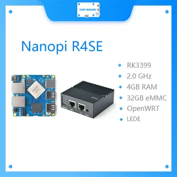 NanoPi R4SE: 4 ГБ оперативной памяти -32 ГБ eMMC-с уникальным MAC-адресом