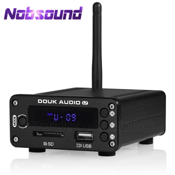 Nobsound HiFi Bluetooth 5,0 Приемник DAC Стерео Аудио Предусилитель USB Музыкальный Плеер FM-радио Усилитель для наушников Поддерживает U-диск SD