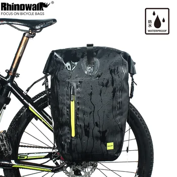 RHINOWALK Bike Велосипедные сумки, корзины, Непромокаемый чехол, 25Л, Сумка для хранения велосипедных товаров, Многофункциональный рюкзак, Аксессуары для Велосипедов
