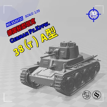 SSMODEL 35722 V1.6 1/35 Набор моделей из смолы с 3D принтом, Немецкий Pz.Kpfw. 38 (t) Ausf. A