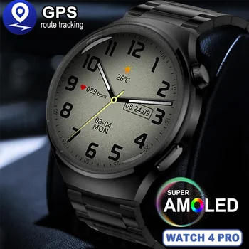 Watch4 Pro Smartwatch 2023 Новые мужские GPS часы AMOLED1.6 