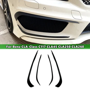 Автомобильный Сплиттер Переднего Бампера, Спойлер, Противотуманная Фара Canard для Mercedes-Benz CLA-Class C117 CLA45 CLA220 CLA250 AMG 2013 2014 2015