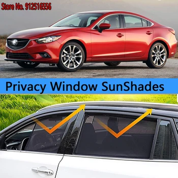 Боковой Солнцезащитный Козырек Защита От Затенения Окна Солнцезащитный Козырек Автомобильные Аксессуары Авто Для Mazda 6 Atenza Mazda6 2013 2014 2015 GJ1