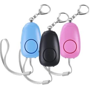 Брелок для ключей с сигнализацией о самообороне в форме яйца 120 дБ Для Девочек Женщин пожилых людей.