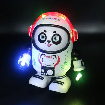 Детские электронные игрушки для домашних животных, Космическая Панда, Мультяшное животное, Робот с поющей Танцевальной музыкой, Электрические игрушки для детей, подарок на День рождения, Рождество