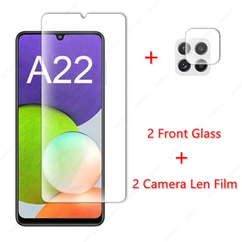 Для Samsung Galaxy A22 Стекло для Samsung Galaxy A22 4G 5G Защитная пленка из закаленного Стекла Для камеры Len Film A32 A52 A72 A12