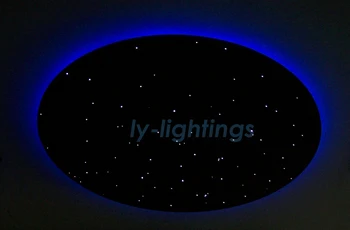 Звездный потолок для домашнего кинотеатра DIY Волоконно-оптический комплект Ночной светильник для внутреннего двора со светодиодным сенсорным управлением Смешанный Размер В распакованном виде Имитирует Звездное Небо
