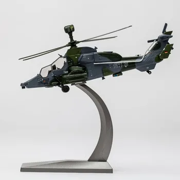 Изготовленная под давлением модель вертолета AF1 Европейский боевой корабль EC665 Tiger Из сплава Готовая модель Настольная небольшая коллекция игрушек и подарков