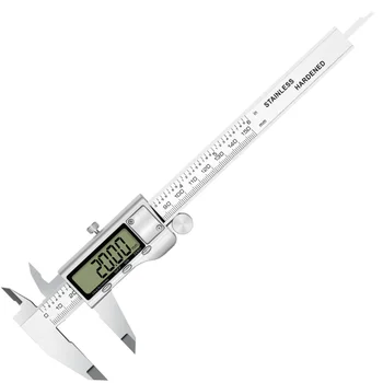 Измерительный инструмент Цифровой штангенциркуль из нержавеющей Стали 6 дюймов 150 мм измерительный инструмент штангенциркули