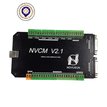 Контроллер Движения с ЧПУ NVCM 3/4/5/6 Осевая Плата Интерфейса USB Плата Управления Движением для Шагового двигателя с ЧПУ Гравировка