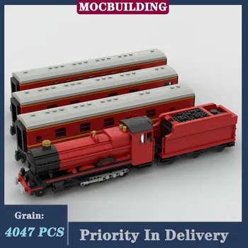 Модель поезда с дистанционным управлением, строительный блок, городской локомотив, коллекция железных дорог, игрушки для мальчиков, подарки