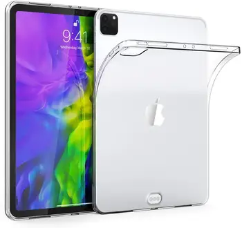 Мягкий чехол из ТПУ для iPad pro 12.9 2018 2020 12.9- дюймовая матовая прозрачная задняя крышка soft shell