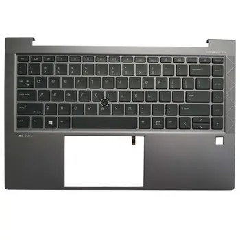 Новая Американская клавиатура с подсветкой Для HP ZBook Firefly 14 G8 14 G7 M44366-001 С Подставкой для рук, Верхняя Крышка С Подсветкой