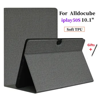 Новейший чехол для Alldocube iplay50S с подставкой для 10,1-дюймового планшетного ПК из искусственной кожи, чехол для iplay50s + подарки из пленки