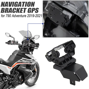 Новинка Для мотоцикла 790 390 ADVENTURE, навигационный GPS-кронштейн для смартфона, Адаптивный держатель, Комплект 2019 2020 2021 ДЛЯ 250 ADV 2021
