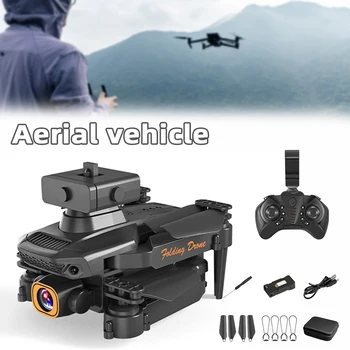 Новый Мини-Дрон с камерой 1080p, двойная HD-камера 4K, Складной Квадрокоптер, Избегающий препятствий, Камера с дистанционным управлением, игрушка для аэрофотосъемки