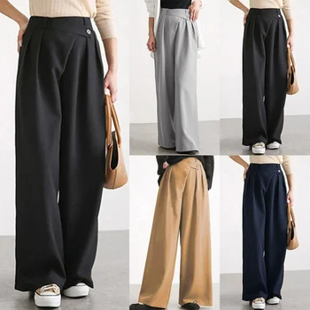 Одежда Y2k Новая женская мода, индивидуальность, нерегулярный дизайн ремня, широкие брюки Y2k Pants