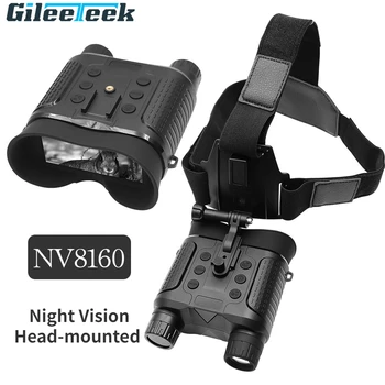 Охотничья камера NV8160 Прибор ночного видения, устанавливаемый на голову, тактический шлем, Бинокулярный цифровой HD инфракрасный прибор ночного видения 1080P