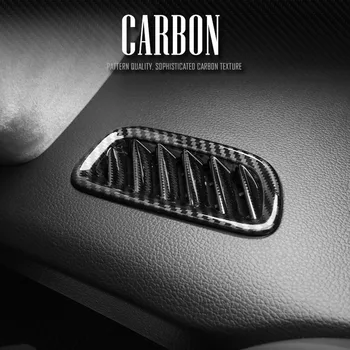 Приборная панель в стиле углеродного волокна, 2 Размораживающих отверстия, крышка, Отделка передней рамы кондиционера для Hyundai Palisade 2019-2023