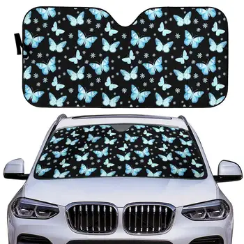 Солнцезащитный крем с бабочками для автомобиля, Солнцезащитный козырек для автомобиля, Пастельные бабочки, защита от солнца для автомобиля