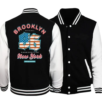 США и Флаг Соединенных Штатов, Мужская Куртка, Спортивный костюм на Пуговицах в стиле Харадзюку, Модное пальто Оверсайз в стиле хип-хоп s-5xl, Мужская Спортивная одежда