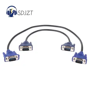 Удлинительный кабель 1 шт., 15-контактный кабель, HD-кабель, Монитор компьютера, проектор, 0,3 М, 0,5 М HDMI