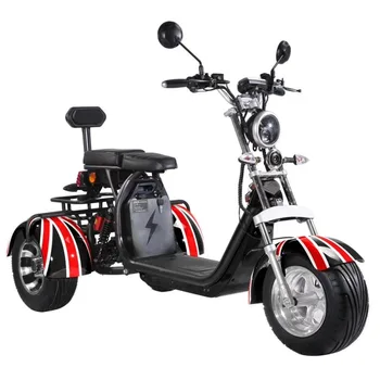 электрический скутер 2000 Вт 60 В 40 ач, 3 колеса, электрический скутер, трехколесный велосипед, мотоцикл