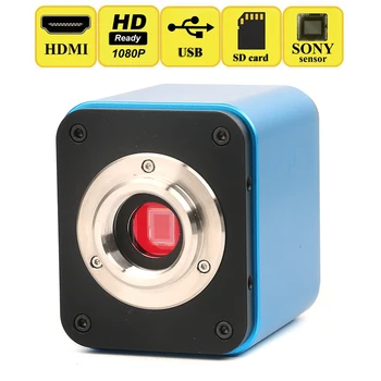 1080P HD HDMI USB SONY IMX236 C Mount Цифровой Видеомикроскоп Камера Видеомагнитофон Для лабораторного биологического микроскопа Пайка печатных плат