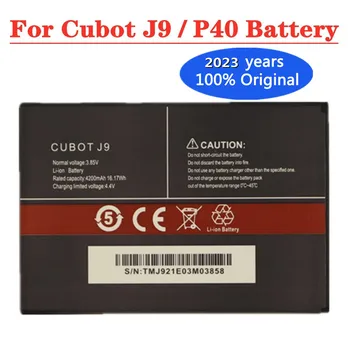 2023 Года 100% Оригинальный Аккумулятор Для мобильного телефона Cubot J9/Cubot P40 AUCC Аккумулятор Большой Емкости 4200 мАч Сменные Батареи
