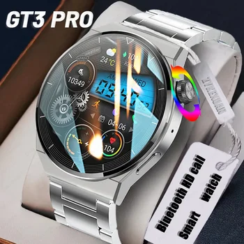 2023 Смарт-часы GT3 Pro Мужские часы HD с большим экраном, голосовой вызов, Здоровье, Спорт, Фитнес-трекер, Водонепроницаемые умные часы