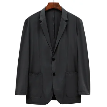 B2229-Мужской повседневный весенне-осенний костюм, мужское свободное пальто