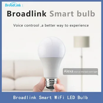 Broadlink Smart WiFi Светодиодная Лампа e27 Light Switch Беспроводной Пульт дистанционного Управления RM Pro Работает с Alexa Google Home Для Android IOS