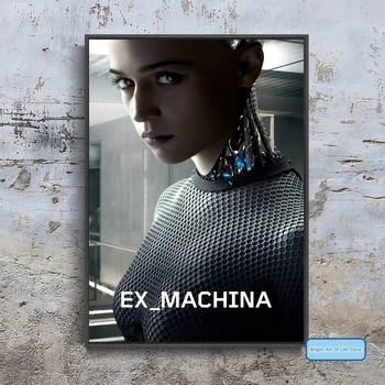 Ex Machina (2014) Обложка для постера фильма, фото, печать на холсте, настенное искусство, домашний декор (без рамы)