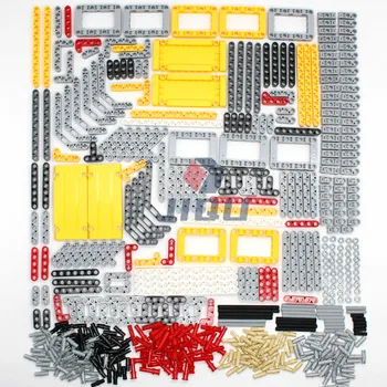 MOC Bricks Аксессуар, объемный технический толстый подъемный рычаг, набор 548 шт., совместимые высокотехнологичные строительные блоки, развивающие игрушки
