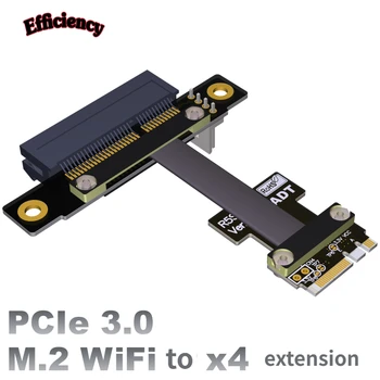 Riser M.2 WiFi A.E Ключ A + E Для PCI-e X4 Удлинитель Адаптер карты Кабель Gen3.0 AE Ключ A E для PCIE 3,0x1x4x16 M2 R52SF/R52SL/R52SR