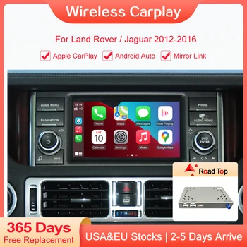 Беспроводной Apple Carplay Для Land Rover Jaguar Range Rover Evoque Discovery Android Auto Ai Box USB Навигация Зеркальная Ссылка AirPlay