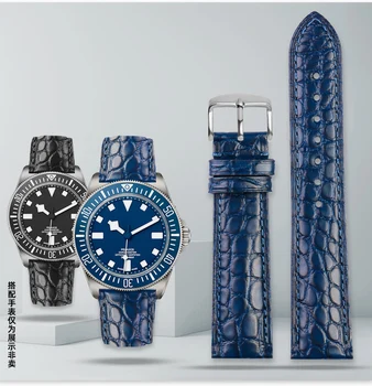Высококачественные аксессуары для ремешка для часов, ремешок из американской крокодиловой кожи, мужской для Casio Rossini DW Armani, кожаный браслет 20-22 мм